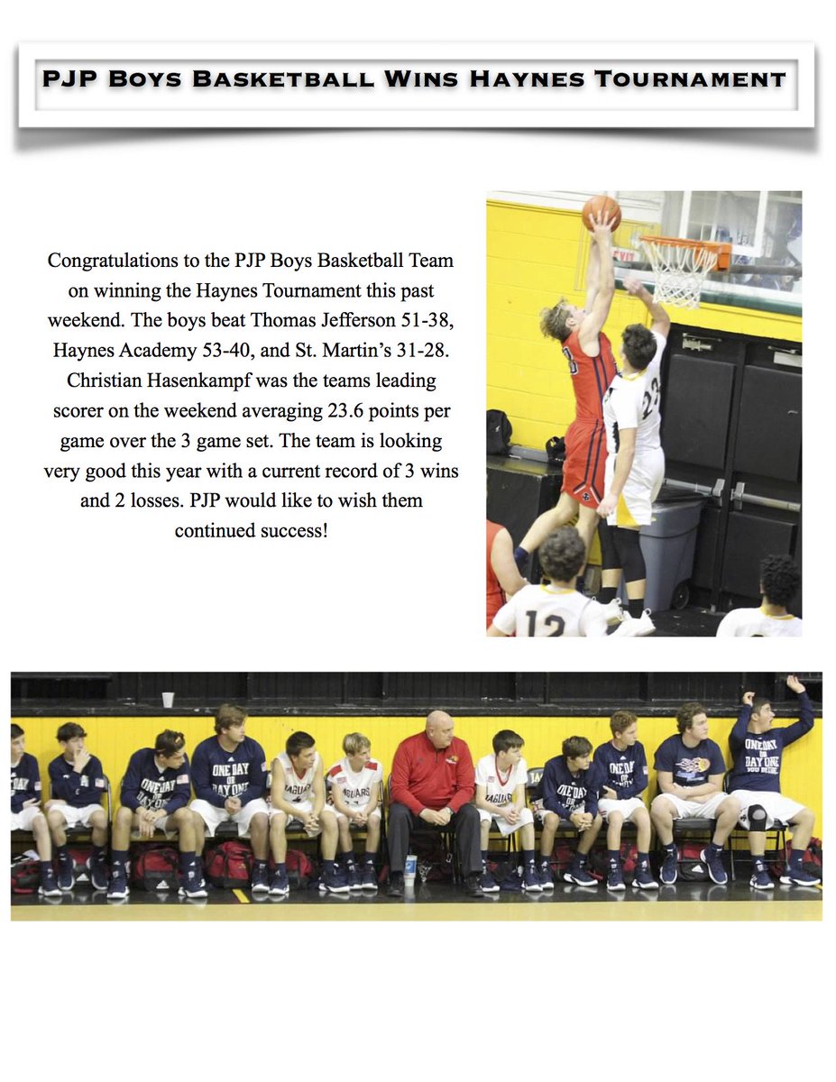 Boys Basketball Wins Haynes Tournament!