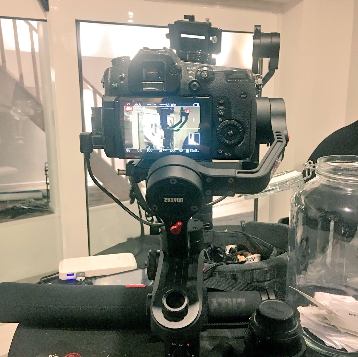 Open2Europe's tweet photo. [#TECHPARTYO2E] Venez vite sur le stand de #Zhiyun, ça parle cardans et stabilisateurs pour les cinéastes professionnels et les créateurs de vidéos personnelles ! 🎥 https://t.co/ABDJ4W0xU9