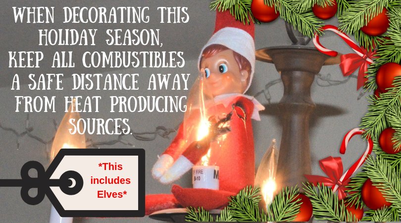 #DontBurnTheElf #HolidayFireSafety @CitySSM https://t.co/HN6GoNpRnS