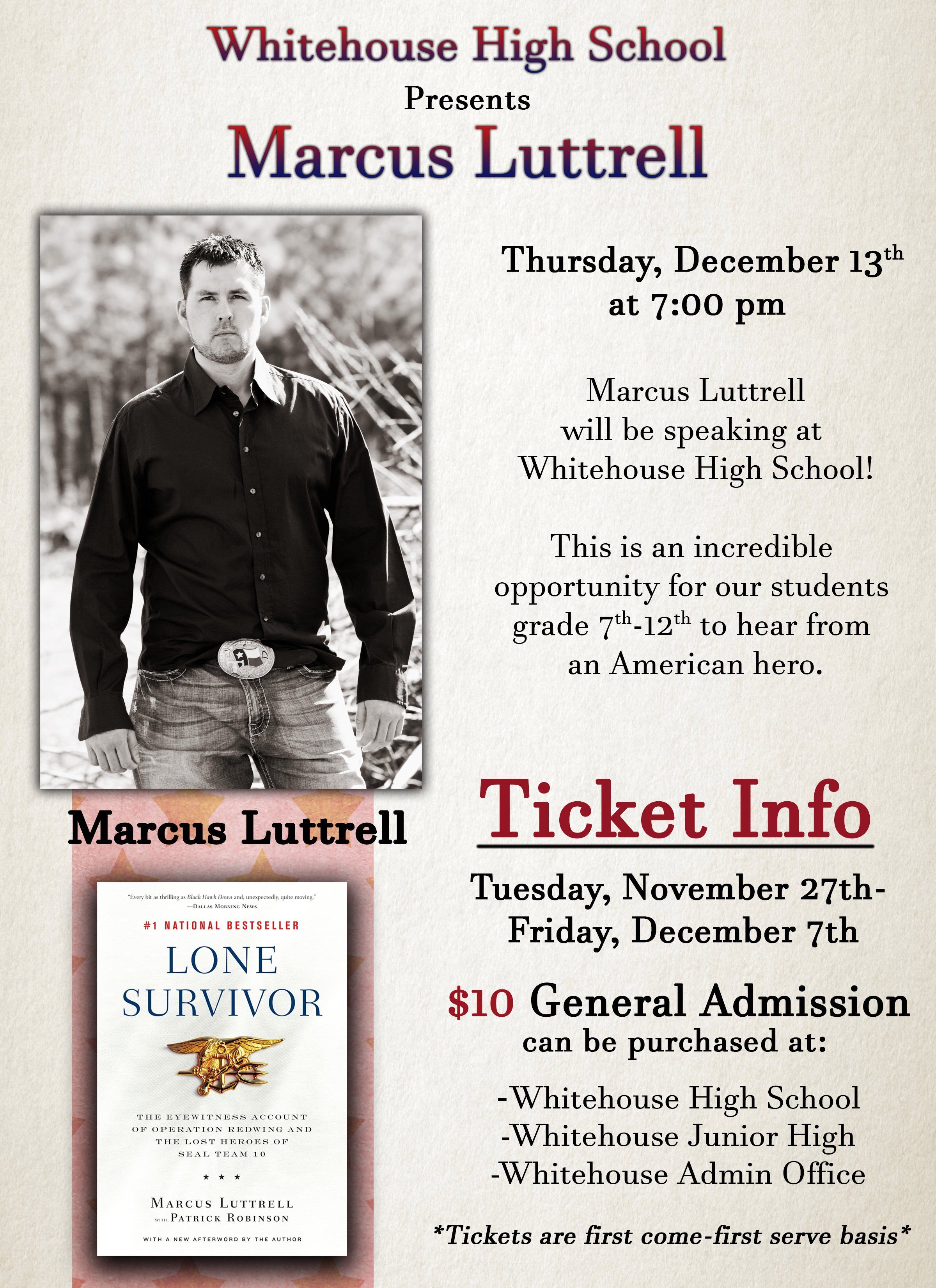 Lone Survivor: The Eyewitness Account of Operation Redwing and the Lost  Heroes of SEAL Team 10 by Marcus Luttrell