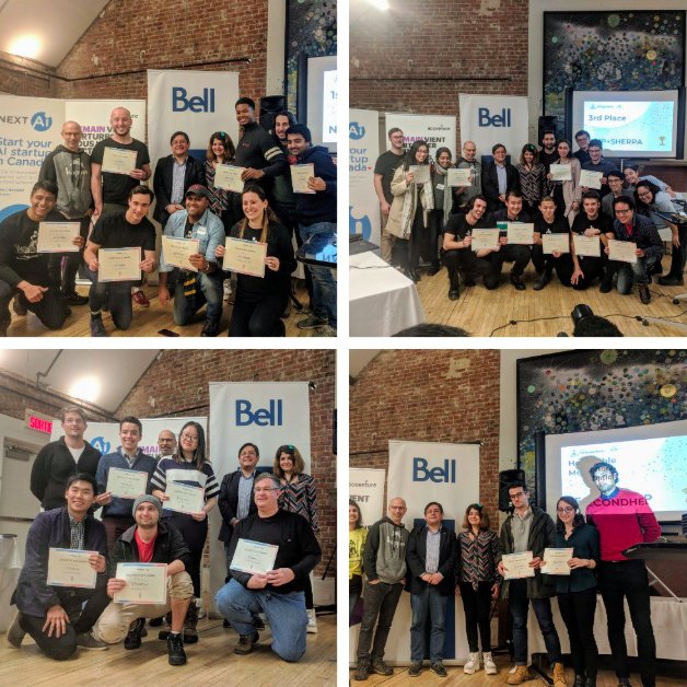 GlobalSWAI's tweet photo. It's was blast! congrats to the @SWMontreal #AI winners #AI  ! #GSWAI 

#GSWAI #startupweekend #startup #entrepreneurship #entrepreneurmindset #notalkallaction #buildyourempire  #artificialintelligence #machinelearning #deeplearning #NLP #IOT #datascience #SWAIMTL

Thanks ! https://t.co/TJbq8tGzFP