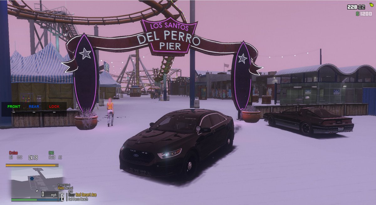 thesbke's tweet photo. snowy days have arrived in Los Santos #dojrp #dojlspd #lsdb #lsport https://t.co/4IfyOs6M88