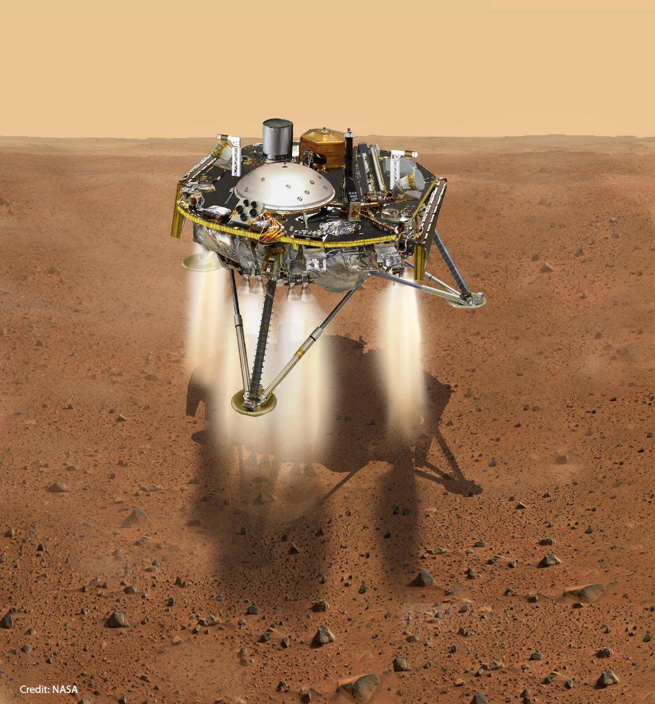 SierraNevCorp's tweet photo. Congratulations to the #MarsLanding team! Seven minutes of terror was no match for @NASAInSight lander which successfully landed on the Mars surface today. SNC is proud to have supported another mission to the red planet! https://t.co/VdUx0BeUHO