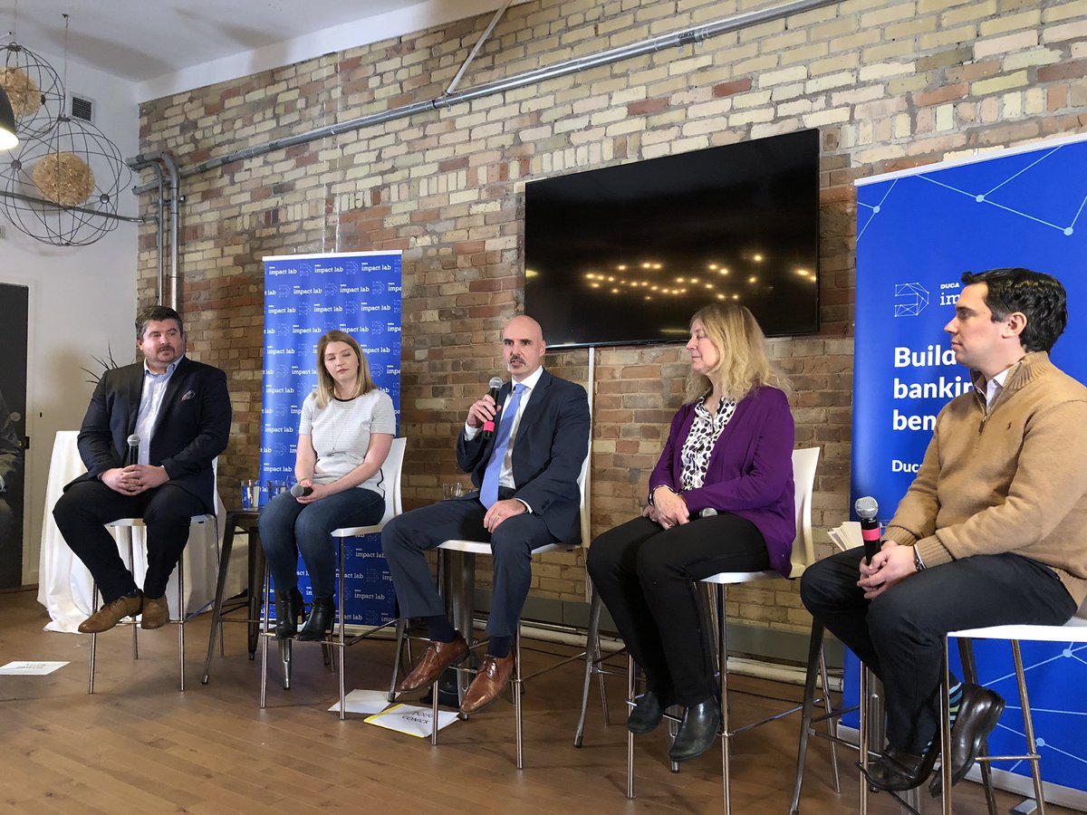 elviswcwong's tweet photo. “Banking done well can have a powerful positive impact on the lives of individuals especially when you consider the link between financial stress and physical / mental health.” - Doug Conick, CEO of @DUCACU #DucaImpactLab https://t.co/lnASD0VhYs