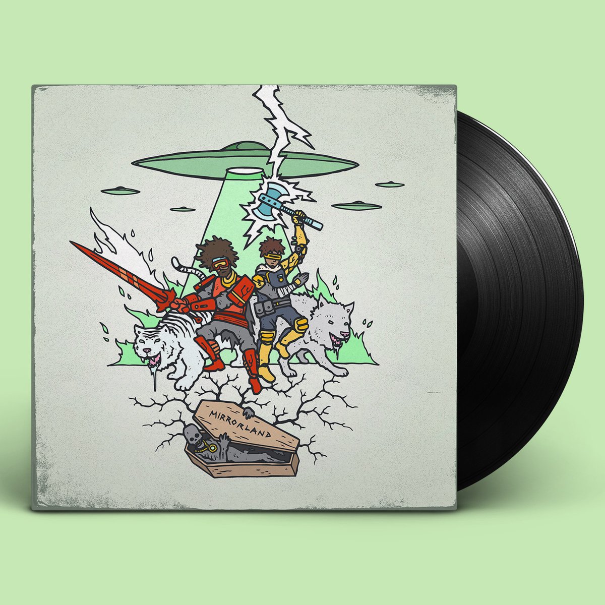 averyishungry's tweet photo. @EarthGang Usually posting art to the gram but wanted to throw this one out here as well. #mirrorland #deeplyrooted #justanotherday #inthesefilthysweetatlantastreets https://t.co/ru37qboZRO