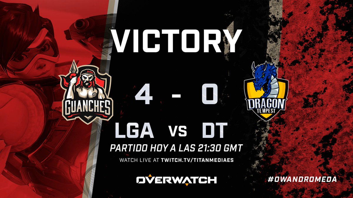 LGA_Esports's tweet photo. #OW / ¡VICTORIA #GUANCHE! Nuestro equipazo ha ganado 4 - 0 a @DragonTempestOW en la 1ª Jornada de la 2ª División #OWAndromeda de @TitanMediaES.
Esto es empezar con buen pie. ¡ENHORABUENA! @KanouStark @Kishaxerino @DanielsMartn @NerFFranns @Core_afk @SEBAaimbot @Platanadayy https://t.co/SjCgpwWCQQ