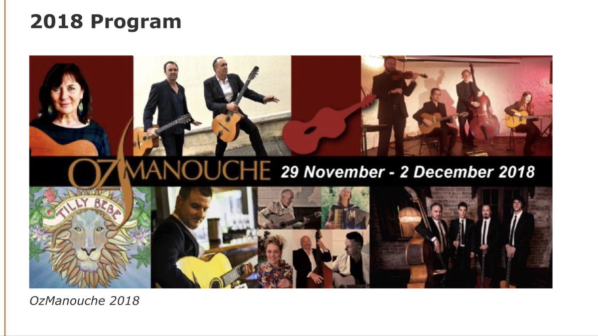 IYpenburg's tweet image. OzMaouche is happening! Check the program in FB #Austrialia #festival #guitar #concert #travelformusic