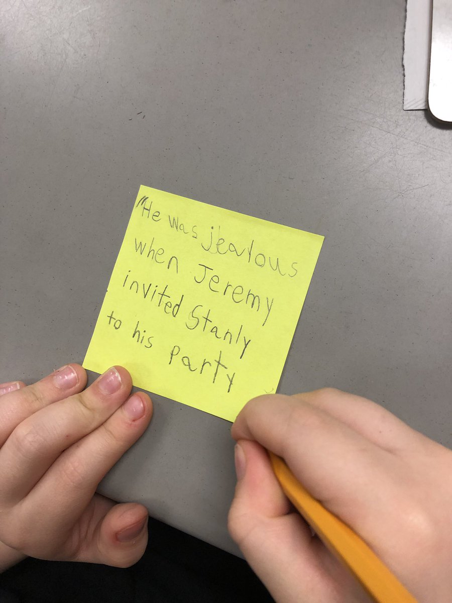 CassyDiaz's tweet photo. #FLYE is using Lester Laminack’s #BestFriendBooks to make every read aloud experience instructional and intentional! Today we inferred character traits by analyzing the character’s dialogue, actions, feelings, and thoughts. #BaldwinProud https://t.co/eFYJXX2AEC