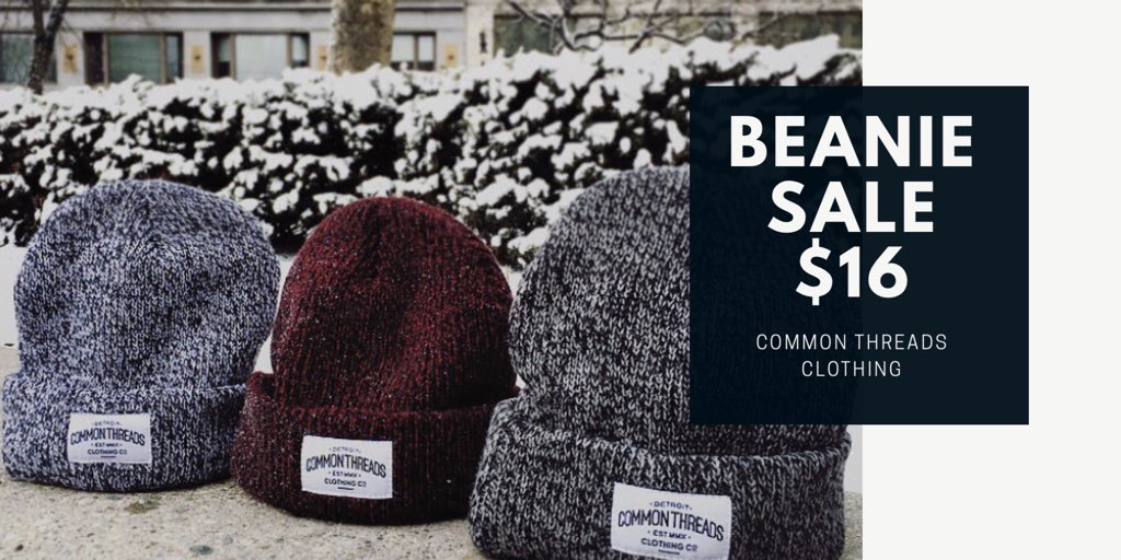 CTdetroit's tweet photo. Our beanies or on sale now for $16 | https://t.co/8ON6acU3Ca https://t.co/gqRS3sjwAw