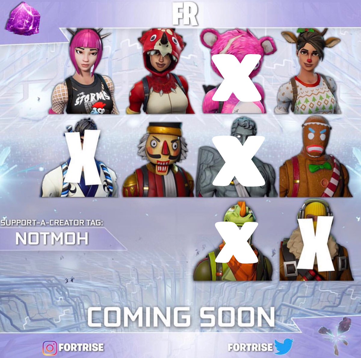 FortniteShopBR's tweet photo. @FortniteGame Upcoming cosmetics https://t.co/kjdf503y3f