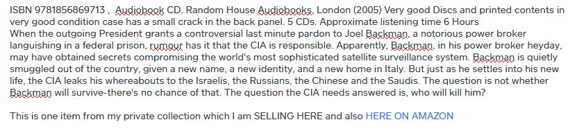 VoltInuOfflclal's tweet photo. The Broker Audio CD β Abridged, Audiobook Grisham, John, and Boutsikaris, Dennis #audiobook #AudioDrama #Audiobooks #AudioDCD #Grisham #JohnGrisham #graymountain #thriller #political #USA #books #fiction #Listening #Listento https://t.co/uxkATV0N3J https://t.co/QwmpJWrqxW https://t.co/rMUrbIdrtP