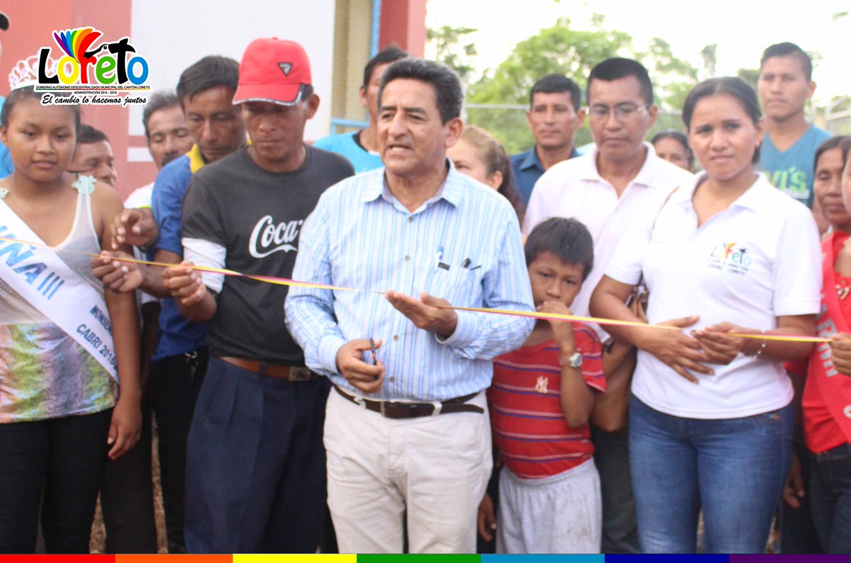 GADMLoreto's tweet photo. El Gobierno Municipal realizó la entrega oficial del proyecto de agua segura para la comunidad Chonta Cocha; Una obra esperada por muchos años que se cristaliza a través del trabajo planificado de la administración actual, beneficiando a más de 50 familias de esta comunidad https://t.co/Pd1ZsLNRLQ