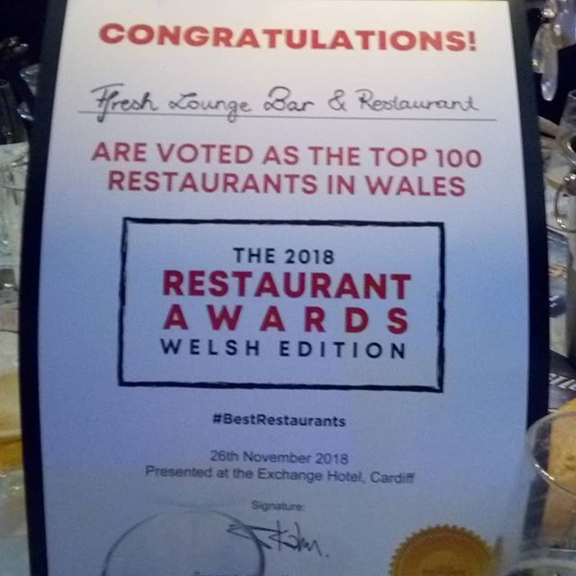 marccorfield's tweet photo. Restaurant awards  Wales. Great honour to have been nominated in the first place.

#ffresh #fffreshwmc #bestrestaurants #cardiff #Cardiffbay  #welsh #welshrestaurant #restaurant awards #cheflife #chef #chefsofinstagram https://t.co/rfldPbAR0x https://t.co/yhPe6Mohmj
