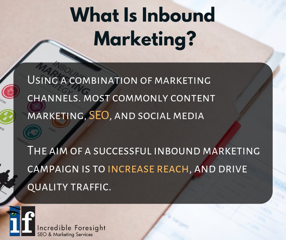 IncredibleFS's tweet photo. In terms of digital marketing, this means using a combination of marketing channels – most commonly content marketing, SEO, and social media – in creative ways to attract people’s attention. The aim of a successful inbound marketing campaign is to increase reach traffic and leads https://t.co/9pS4K9wSMs