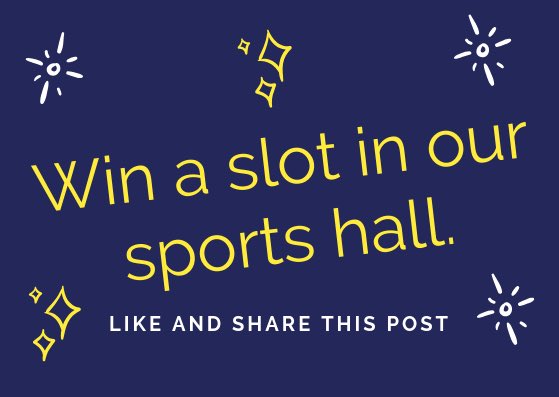 WinstanleySLS's tweet photo. ✨🌟Competition Time 🌟✨

Win a 1 hour slot in our Sports Hall worth £32.00.

Our sports hall is great for #sport teams and #fitness classes.    

All you need to do to win is 
like and retweet this post and follow our page! Good luck!! 🤞

https://t.co/miKqbi5hX8 https://t.co/vII9AqmqzY