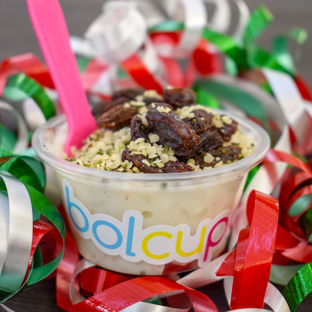 rivfoodlab's tweet photo. Mix up and completely customize your Vegan Arroz con Leche now available for the holidays @bolcupop ! #FoodLabEats❗️🍚🤩
.
.
.
#BOLGOALS #vegan #holidays #veganarrozconleche #arrozconleche #arroz #sweet #customizetoppings #riverside https://t.co/FUcB69Cj8u