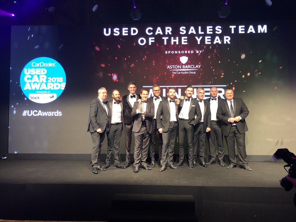 Gary_Click's tweet photo. #UCAwards congratulations to @TradePriceCars_ Used Car Sales Team of the Year. @ClickDealerLTD https://t.co/FcvOURYZOT
