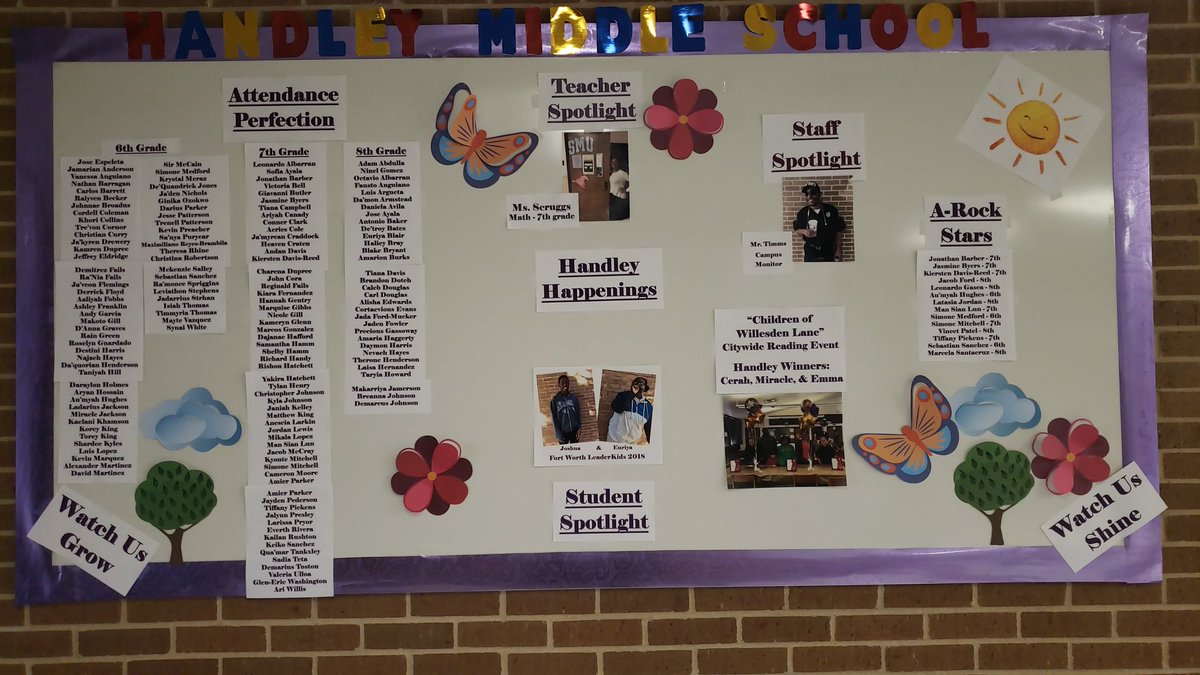 FWISD_HandleyMS's tweet photo. Celebrating our Handley Hounds! #IAMHANDLEY https://t.co/upZIvgrfEB