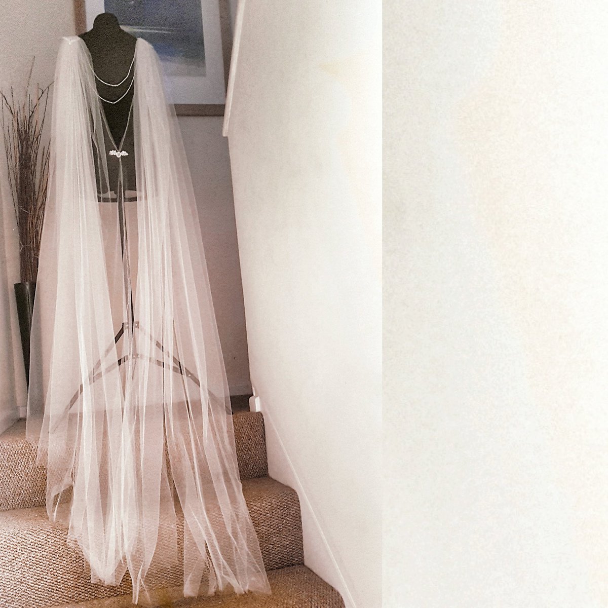 Best way of keeping that fabulous up-do you have planned intact, your gonna have to go cape crusador! 
Personally I love them, they just look so elegant, so from the New Year brides to be can purchase the one pictured from the  collection direct via my website #capeveil #Bridal