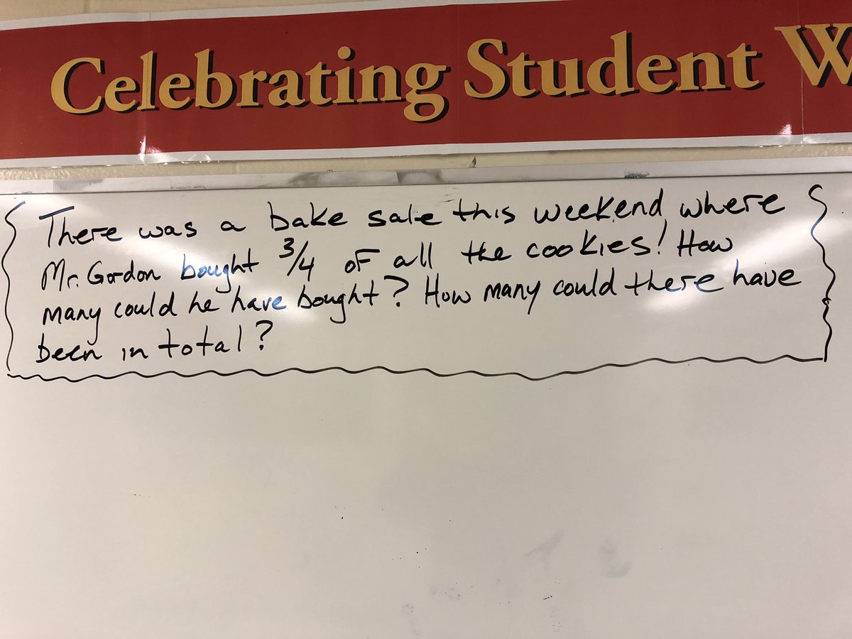 SirIsaacBrockPS's tweet photo. Some pretty awesome thinking from one of our grade two students today! #TVDSBMath #mathboard https://t.co/ZYdR7i7qpm