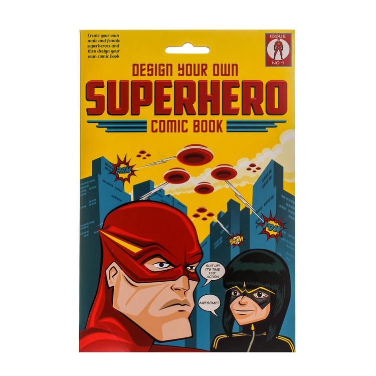 Today's #christmas #gift idea is for the budding writers in your life.  This very cool and brilliantly designed 'create your own comic book' lets little ones use their imaginations to create stories about superhero characters and stories.  buff.ly/2z96YKK