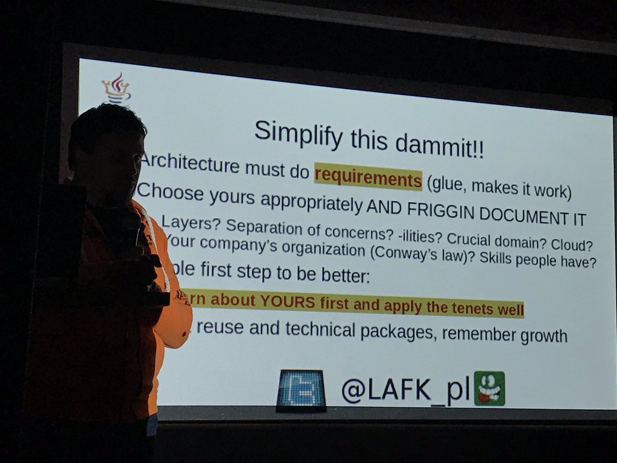 pdolega's tweet image. Kuźwa dokumentujcie dobrze decyzje architektoniczne !

#kielcejava