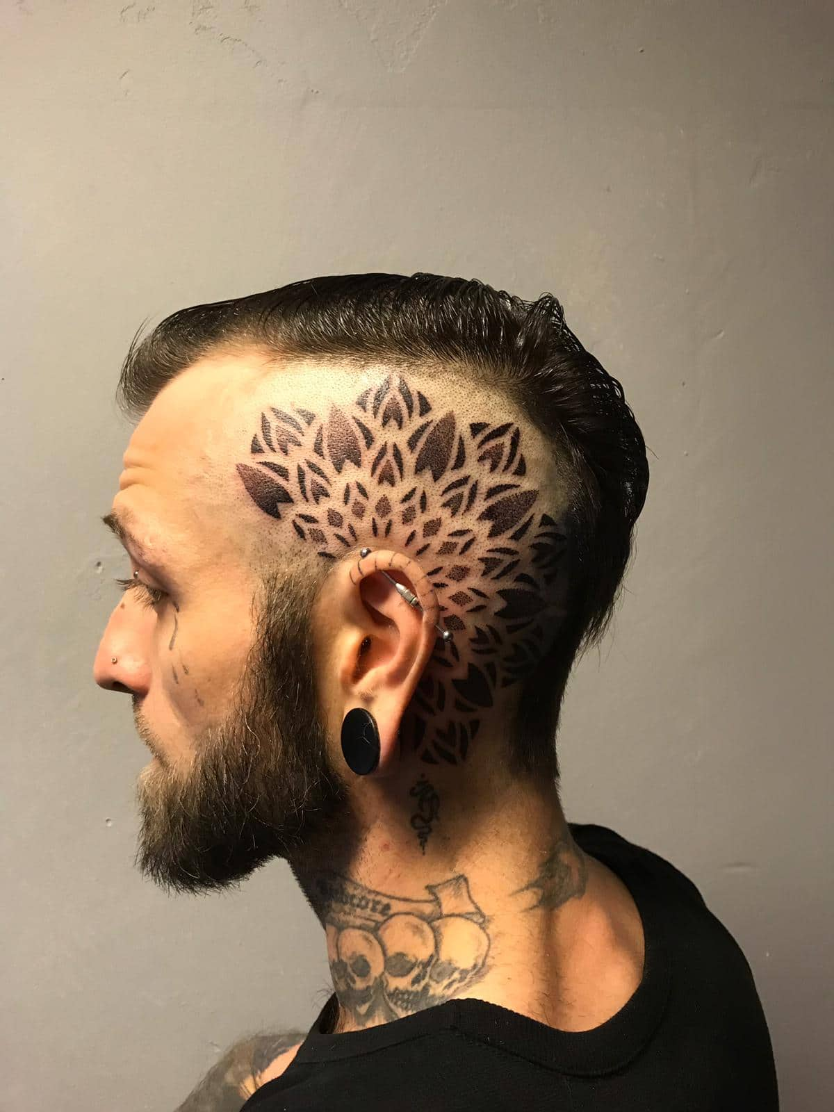 Xed Le Head is a pioneer of the tattoo He is considered to be the father  of Dotwork and he has influenced a great number of tattooists Stock Photo   Alamy