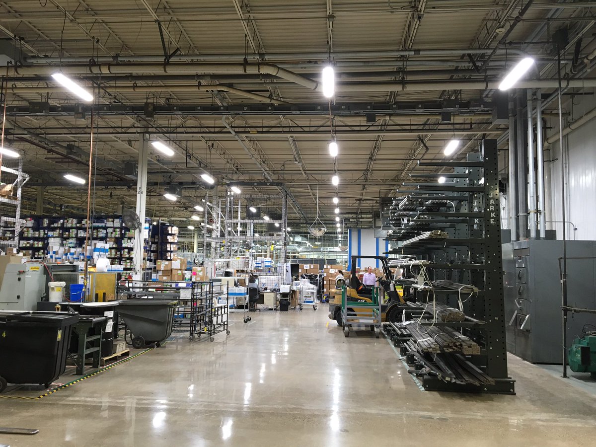 Solas_Ray's tweet photo. Northern Indiana medical device manufacturing facility utilizing our High Output Linear LED fixture. When it has to count, think Solas_Ray. https://t.co/GLwek6R76T