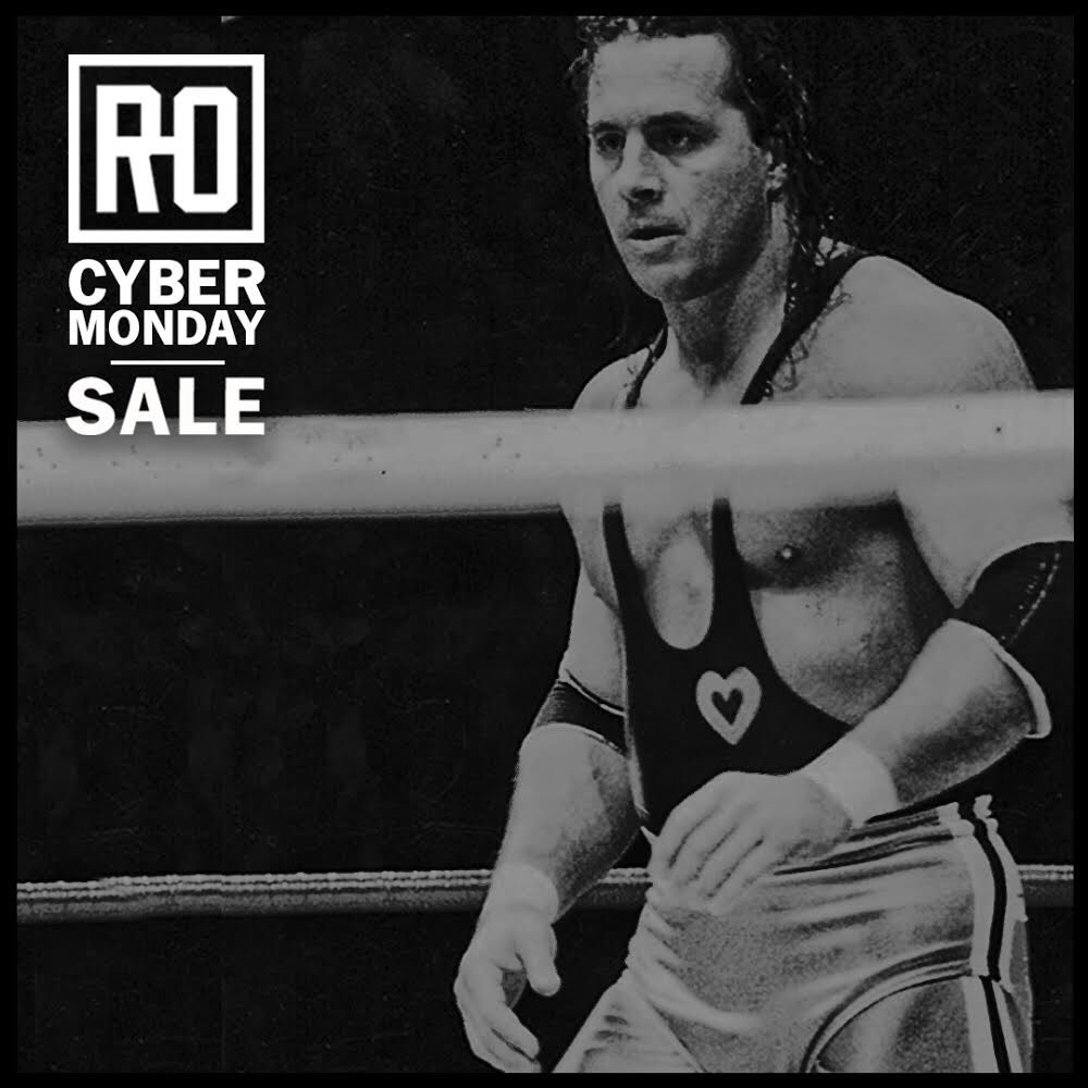 BretHart's tweet photo. “I'm the best there is, the best there was, and the best there ever will be.” 
Cyber Monday Sale Is Live Now. Check out my officially licensed collab with @rootsoffight. Own a piece of my history https://t.co/ETh1edK61I https://t.co/46orMjefcm