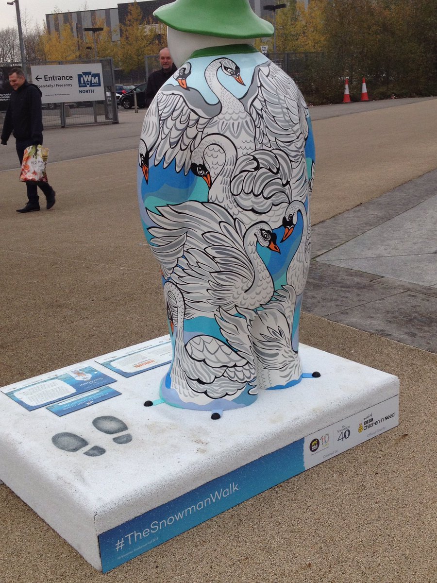 ghostlytom's tweet photo. ...@SnowmanWalk7 ...pleased to have made your acquaintance over the weekend #WalkingWithTheSnowman #TheSnowmanWalk @wildinart @TheSnowmanWalk https://t.co/iPiISymU0s