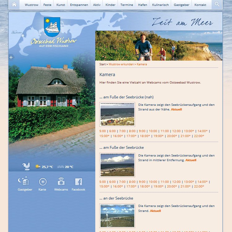 Neu:  Webcam Wustrow: Alle Webcams in Wustrow Seebrücke, Strand, Hafen Mehrere Webcams der Kurverwaltung Wustrow mit verschiedenen Ansichten des Ortes 3 Webcams zeigen dlvr.it/Qs9QT6