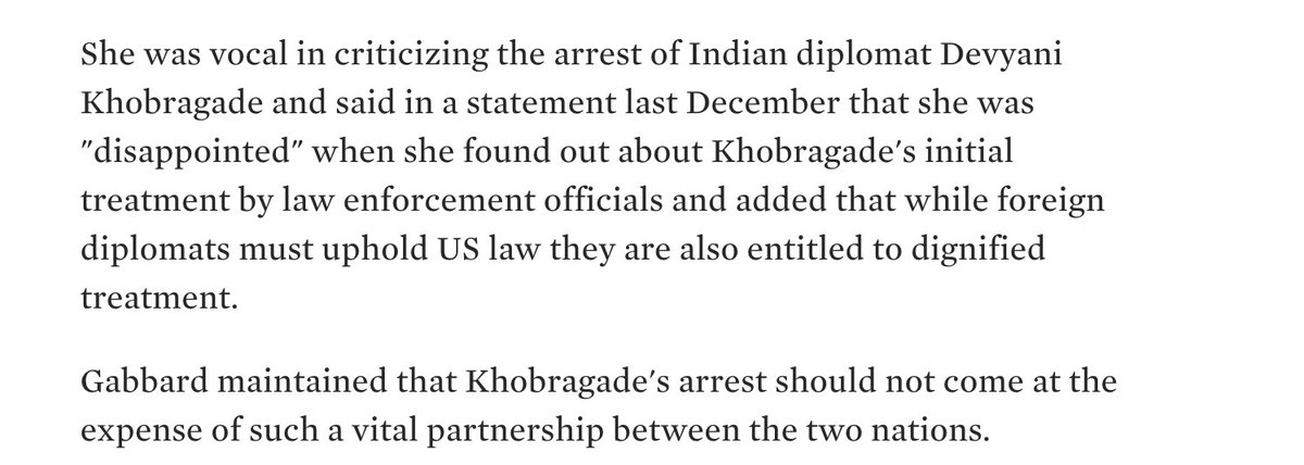 Tulsi Gabbard, much like Hillary Clinton, comes out in favor of slavery