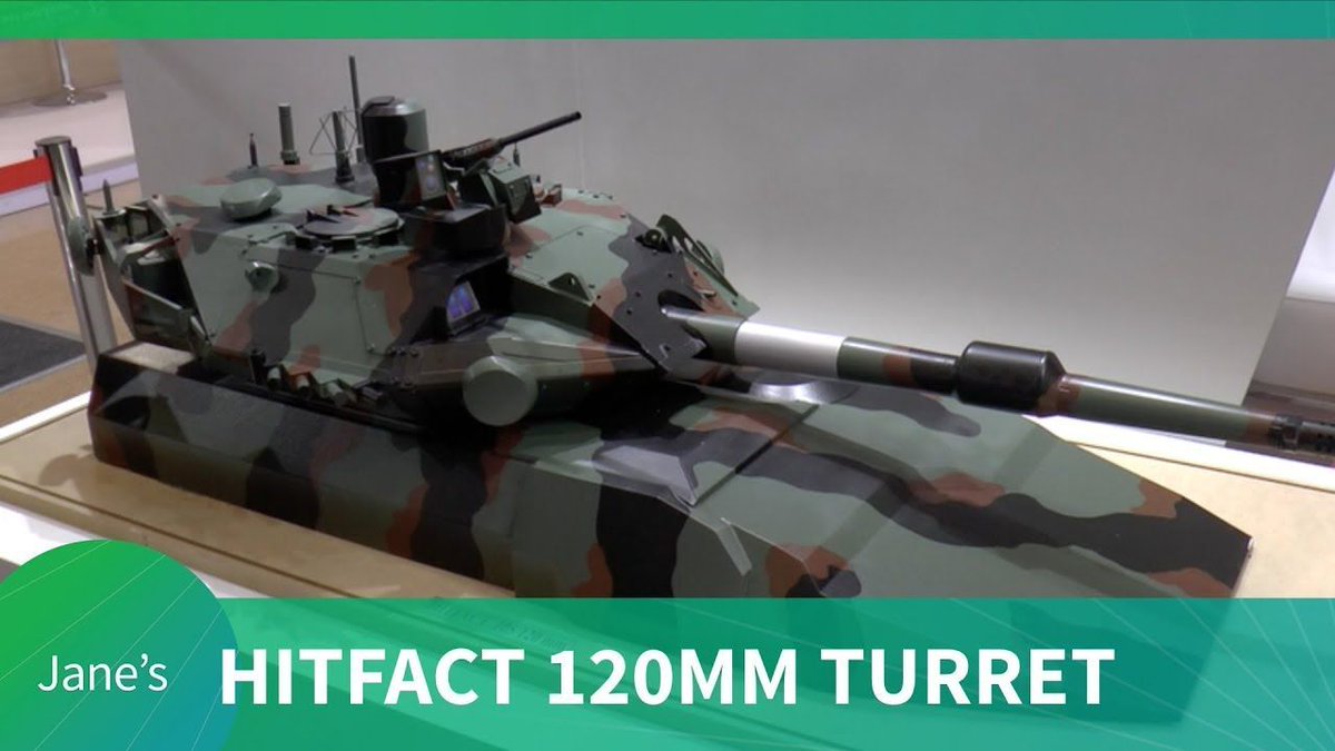 JanesINTEL's tweet photo. #IndoDefence2018: Italian Leonardo Defense Systems HITFACT 120MM turret https://t.co/NHZ2Oifcws https://t.co/K3zGyQ6ERo