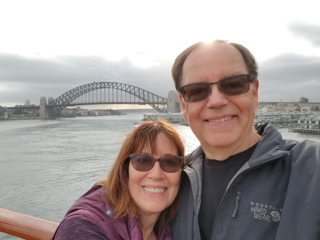 PassageForTwo's tweet photo. Just sailed into Sydney Harbor seeing the iconic Sydney Opera House greeting us. We are so excited to be visiting this world class bucket list destination.
#sydney #sydneyoperahouse #sydneyharbour #australia #PassageForTwo #AdventureOfALifetime #hollandamerica #halcruises https://t.co/fP0eg8sY2U