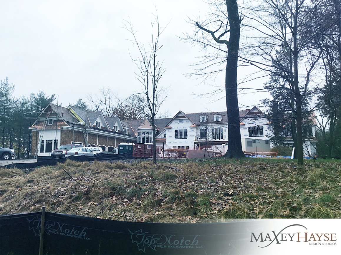 maxeyhayse's tweet photo. Here is a full picture of the house and its property. This is how the house will be viewed from the sidewalk!#newjersey #renovation #construction #design #fraklinlakes https://t.co/jNwA3WdquC