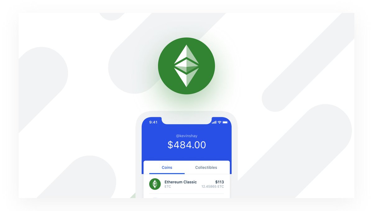 Coinbase Wallet now supports Ethereum Classic (ETC)! https://t.co/M8VdIMW6u8