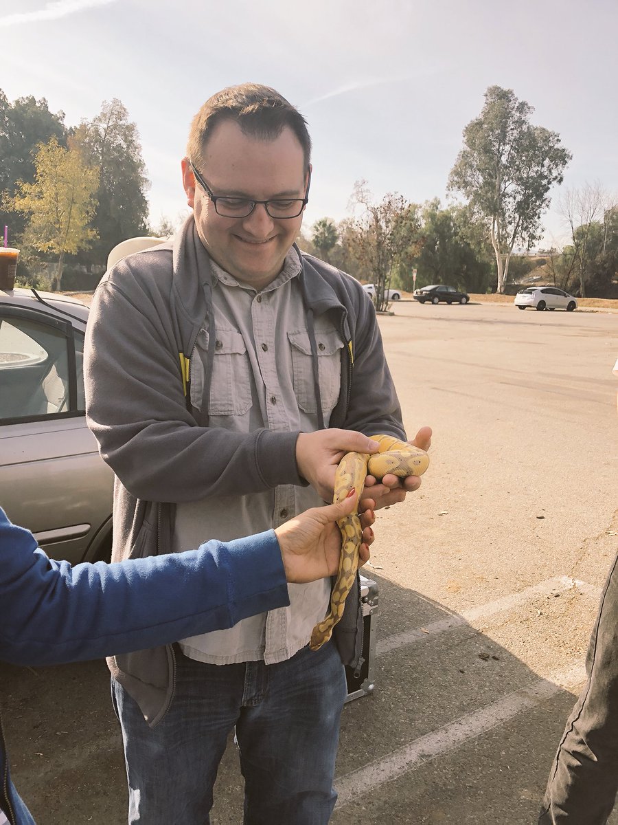 DeadlineJunkies's tweet photo. Deadline Junkies on the set of Romantically Hopeless @RomHopeless Written by a DJ! Directed by a DJ! Starring many DJs! #DeadlineJunkies #RomHopeless #deadlinejunkiescomedy #RomanticallyHopeless #Screenwriters #Actors #Snakes https://t.co/Gzff2MgVfa