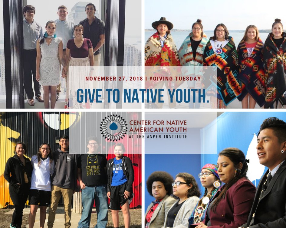 Center4Native's tweet image. Support Native American Youth for #GivingTuesday tomorrow. Donate $50 to receive the 2019 CNAY wall calendar featuring #CreativeNative artwork. Click to learn more. mailchi.mp/aspeninst/givi…