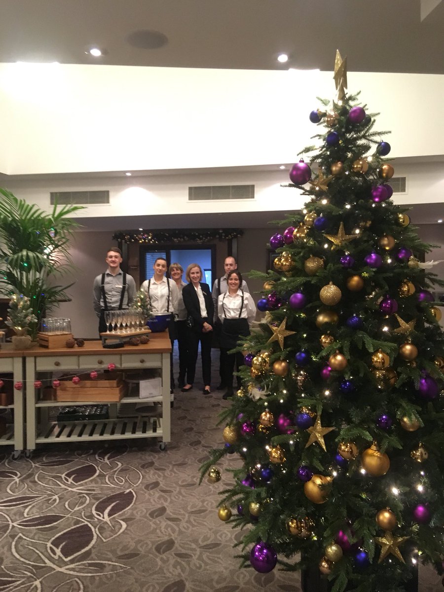 CambridgePlants's tweet photo. Camille and the team @HiltonCambridge have the perfect Christmas tree from hosting a Christmas party installed by the Cambridge Plants team https://t.co/gyy4xgiCiL
