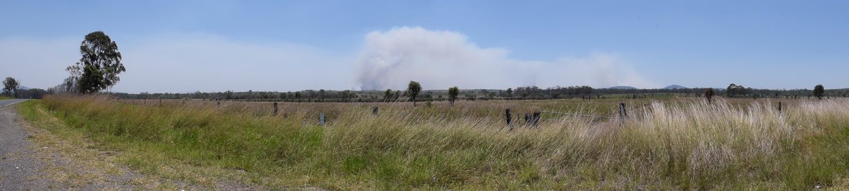 NicoleTHegarty's tweet photo. At least four houses have been destroyed and 1,500 people displaced as the unprecedented bushfires continue to burn. LEAVE NOW remains in place for #BaffleCreek #Deepwater #RulesBeach #OysterCreek residents and Round Hill residents to PREPARE TO LEAVE @abcbrisbane @ABCemergency https://t.co/AbELr3ZUvu