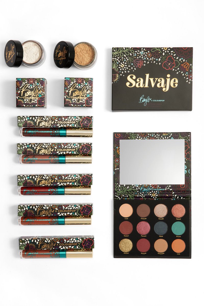 iambeckyg's tweet photo. So excited to announce my new collaboration with @ColourPopCo!! 💋 The #SALVAJE collection will be AVAILABLE 12/5! The collection is inspired by my strong Latin roots, something I’m so proud of 💃🏽 Can’t wait for you to try them! Stay tuned for more updates ❤️ #BeckyGxColourPop https://t.co/gOYhDI4n3C