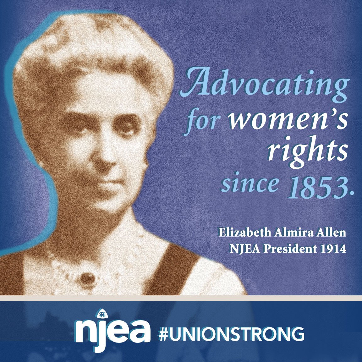It's time to VOTE for Elizabeth Allen, the FIRST woman president of the NJEA and a FIERCE advocate for public education and for women's rights in New Jersey.

Vote here today: bit.ly/2DBbO7d

#WEareNJEA #UnionStrong #NJED