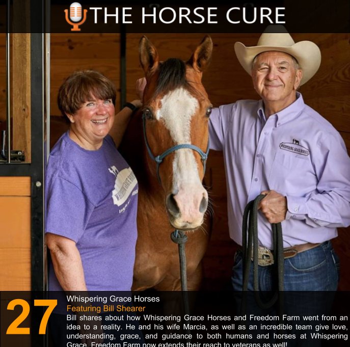 horsecurepod's tweet photo. Check out our latest episode at https://t.co/m6Lsm2Jox5. #WhisperingGraceHorses #FreedomFarm #TheHorseCure #Relationships #EquineTherapeutics https://t.co/J5sz31IXiO
