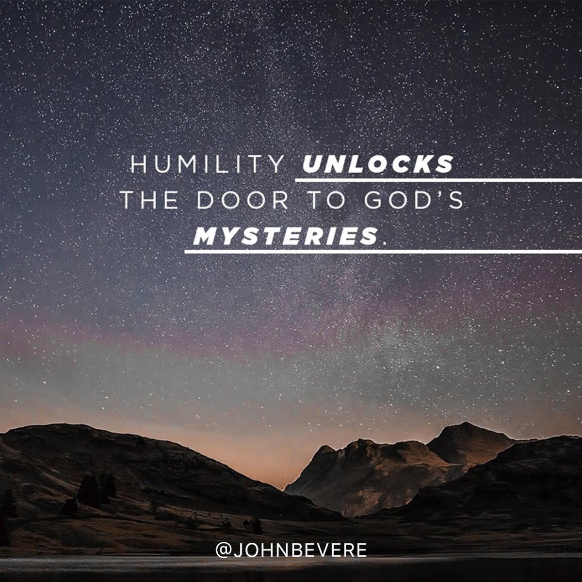 JohnBevere's tweet photo. Our humility will be put to the test before we are put in positions of leadership because God wants to make sure we will lead through His guidance rather than our own ambitions. #HSintro https://t.co/FNI8s9qnAb