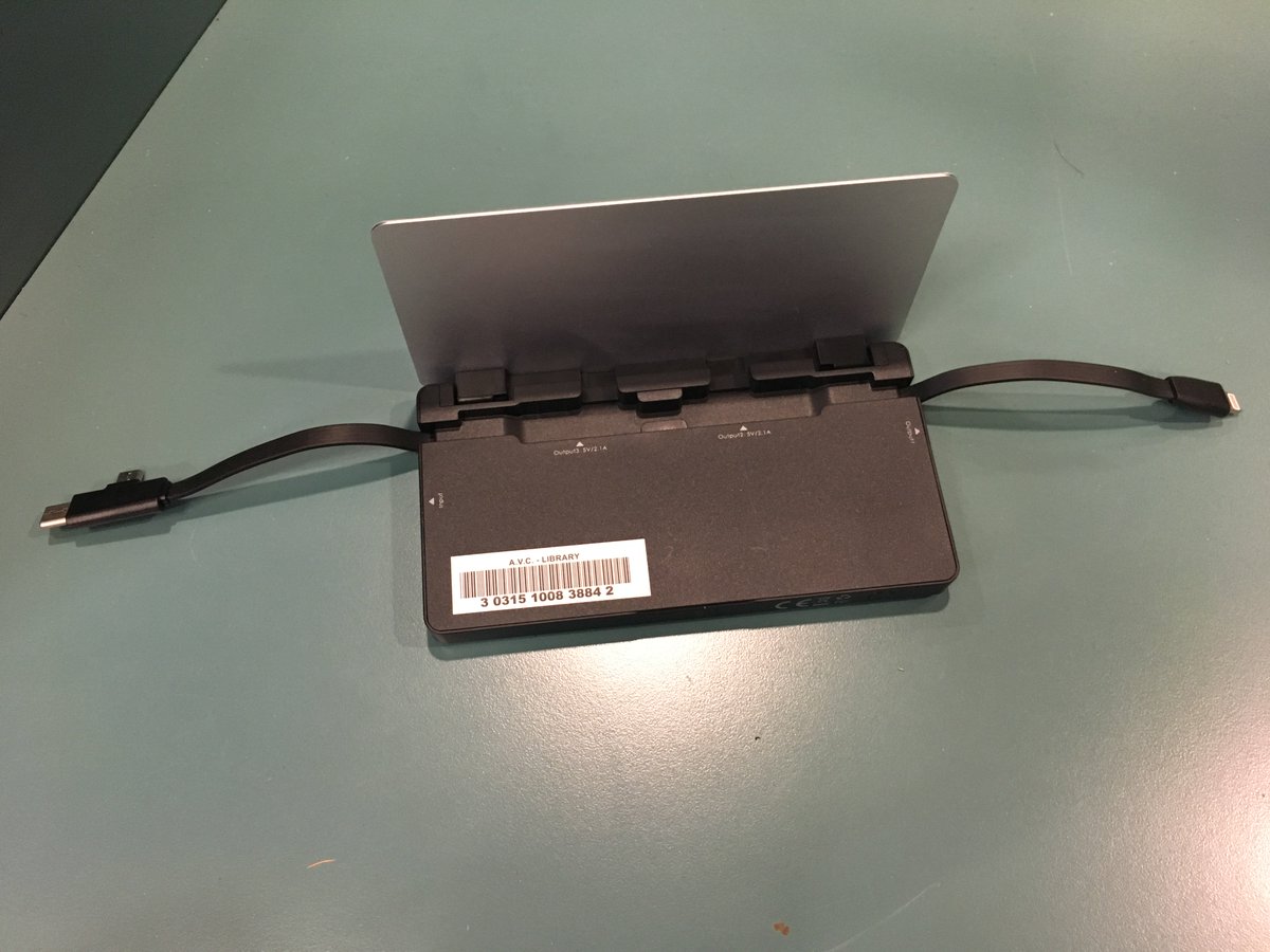 AVCLibrarian's tweet photo. What are those things? I need one...but what is it?!? New to the AVC Library, these are KwikBoost Charging Wallets that allow you to charge your phone, laptop, or tablet. They are available for check-out 2 hours at a time both in Lancaster and at the Palmdale Center. #avc_library https://t.co/CAW18kSju9