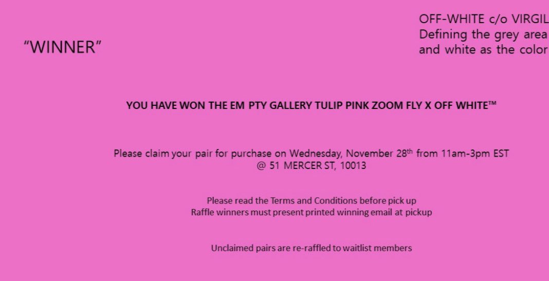 UG_Blue's tweet photo. S/o @snkr_twitr and @KeithAdam10 apparently I hit on Em PTY Gallery raffle 😂 #offwhite #emptygallery https://t.co/xELA6yC2qR
