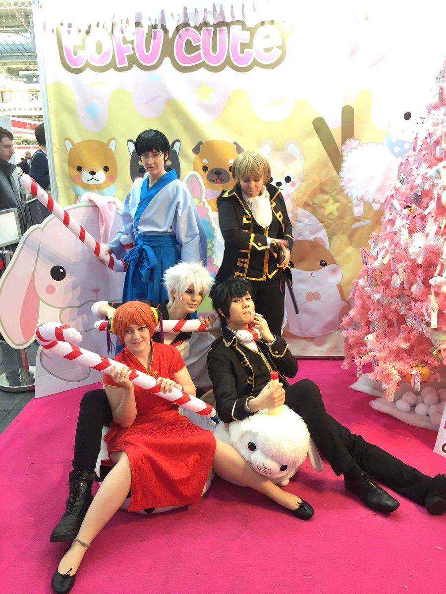 Eik1_chi's tweet photo. Gintama 💕💕💕
#gintama #cosplay #hyperjapan #gintoki #kagura #hijikatatoushiro #okitasougo #sinpachi https://t.co/DabAGVmxU9