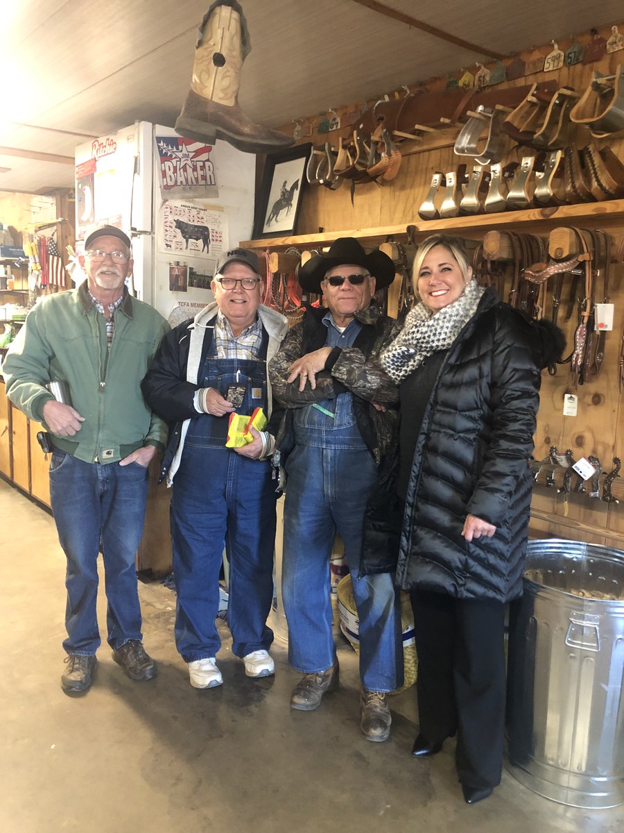 Judge_Weaver's tweet photo. It's always a great day when I can start my Monday morning with having my morning coffee at the feed store with some of my favorite men!
My dad, Ferrell Weaver
My Uncle Jerel Brown
My dad’s best buddy, Cowboy Bill Eoff 
Love these guys!
#Favorites #GoodTimes #JudgeSusanWeaver https://t.co/l4uC2OZZeU