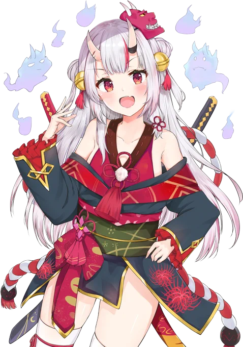 どや顔あやめ嬢 #百鬼絵巻 