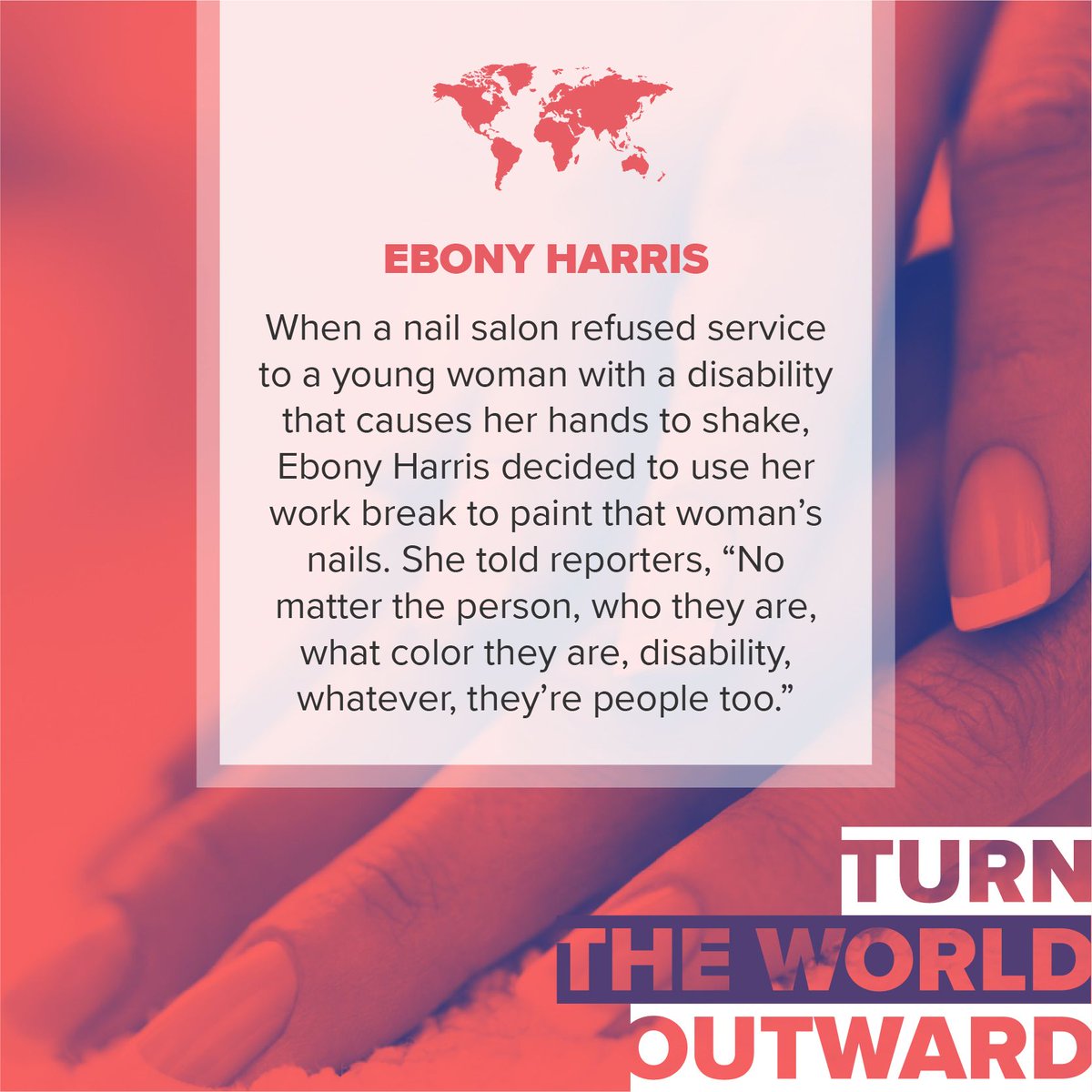 Arbinger's tweet photo. If you know people who are making a difference, nominate them for the #TurnTheWorldOutward Award! It's simple. Just make a quick video explaining why you're nominating them, post it to social media, and tag @Arbinger! https://t.co/DUdzwkbOjj